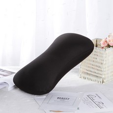 배송 가능한 폼 입자 뼈 모양 베개 사무실 점심시간용 엎드려 자는 베개 로고 인쇄 가능 휴대용 소형 베개 제조업체 도매, 검은색, 38X20(센티미터)