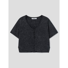 에잇세컨즈 8SECONDS 스쿱넥 데님라이크 가디건 카디건 애쉬 16475AFY14 THQ064 DWE748