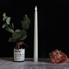 인테리어캔들 LED 불꽃없는 테이퍼 캔들 라이트 배터리 작동 촛대 긴 촛불 램프 홈 디너 테이블 파티 장식, B White-no remote, 6pcs, B Whiteno remote+6pcs