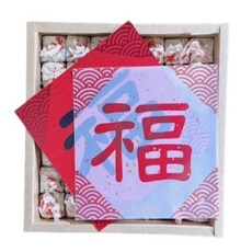 茶韻 福字方沱熟茶 普洱茶禮盒, 343g, 1個, 49個裝