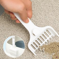 반려동물 심플픽 걸이형 고양이 똥삽 간편 모래삽 dhy*58472qD, 본상품선택