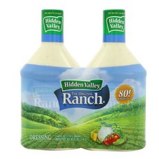 히든밸리 디 오리지널 랜치 드레싱, 1.18L, 2개
