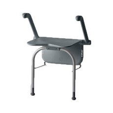 【海夫健康生活館】JUST 4U Etac益他 沐浴洗澡椅 火山灰(含扶手/腳支撐), 1個