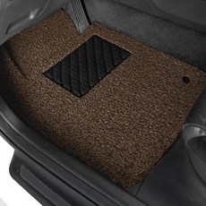 메이튼 자동차 코일매트 카매트 확장형 전차종 운전석 / 운전석+조수석 / 풀세트 배송메시지 차종코드 기재, 브라운