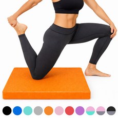 에픽스 두꺼운 데드리프트 밸런스 패드 필라테스 요가 재활 보조매트, 바이탈 오렌지
