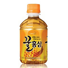 웅진 꿀홍삼 x24펫x/홍삼음료/홍삼주스/웅진홍삼음료/웅진홍삼주스/웅진음료/캠핑음료/휴대용음, 280ml, 2박스