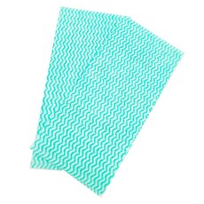 70G特厚款萬用抹布 30x60cm 不織布抹布 廚房清潔好幫手 吸水力強 乾濕兩用 輕鬆去除油污 讓居家環境煥然一新, 1個, 綠白條 50入/包, 50
