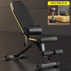 에스이스타 백익스텐션머신 거꾸리 홈짐세트 운동기구, 다기능 덤벨 벤치+10KG 덤벨+쿠션