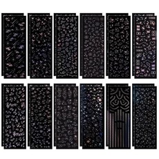 [ 1219522 ] 홀로그램 케이팝 데코 스티커 24장 스크랩북 저널 DIY 공예 앨범 장식용 포토카드용 반짝이는 한국, [ 1219522 ] 홀로그램 케이팝 데코 스티커 24