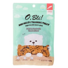 日初 Sunrise O Bli! 噢 比利!潔牙點心 犬用潔牙骨 幫助清潔牙齒, 1個, 深海鮭魚+香濃起司 100g