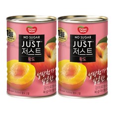동원 JUST 노슈가 황도, 400g, 12개