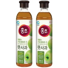 홍초 풋사과 음용식초, 900ml, 2개