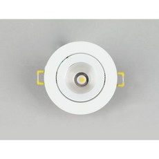 3인치 초이스 COB 일체형 화이트 8W, 주백색(4000K), 1개