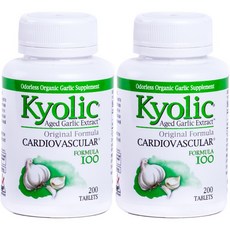 Wakuaga 陳年大蒜萃取配方100錠 600mg, 200顆, 2罐