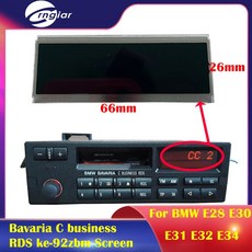 차량 게이지 라디오 자동차 RDS 미싱 E30 ke E32 92zbm E36 수리 픽셀 스크린 비즈니스 LCD BMW C E28 바바리아 E31 디스플레이 E34 호환, 1개