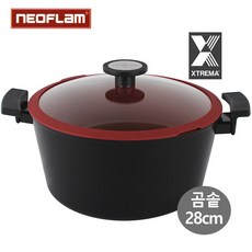 네오플램 IH드셰프 인덕션냄비 양수 편수냄비 전골 국냄비 국솥, 1개, 선택03-드셰프IH냄비(28cm양수), 28cm