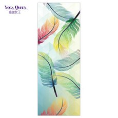 正品高檔瑜伽毯瑜伽布鋪巾瑜伽鋪巾吸汗毯毯巾毛巾瑜伽鋪巾防滑隔臟布, 羽沫【加寬80x183cm】, 1個