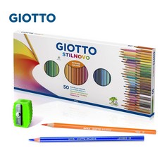 GIOTTO STILNOVO 學用六角彩色鉛筆 50色, 1個