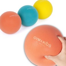 무소음 아이워너 짐앤키즈 PU피구공, 축구공 옐로우, 1개