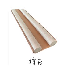 門底密封條 門縫隔音 房間隔音, 1個, 棕色