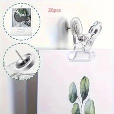 투명 푸시핀 클립 불독 플라스틱 코르크보드 게시판 사진 벽용, 기본