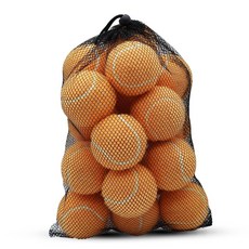 테니스공 20팩 세트 훈련 초보자 고탄성 연습 운동, Light Orange, Light Orange, 1개