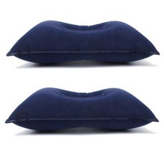 캠핑 에어베개, 네이비계열, 2개