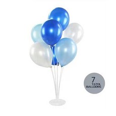 이벤트 풍선 7pcs 파티 용품 풍선 세트, 1세트, 블루7pcs
