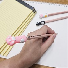 귀여운 고양이 냥냥이 연필뚜껑 보호캡 연필 마개, 1개, 블랙