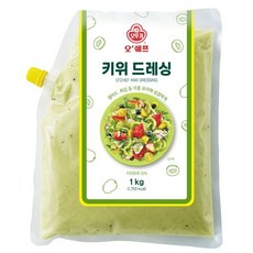 오뚜기 키위 드레싱 2kg 9개 키위소스 샐러드드레싱 과일소스, 1kg, 4개