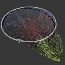 통발 접이식 낚시그물 소형 어망 자동 낚시함 랜딩 네트 유연한 잡기 도구 새우 송어 가재 게를위한 헤비 듀티 장비, 01 Color 40cm