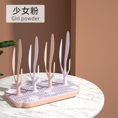 嬰兒奶瓶晾曬架 樹形便攜可拆裝奶瓶收納架 少女粉, 少女粉 少女粉, 單一選項