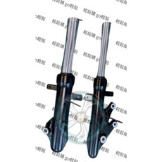 雷霆S 125 150 前避震器組 平光黑 光陽 KYMCO 原廠零件 前內外筒, 1個, 右.排氣管邊.