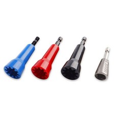 드릴용 와이어 트위스터 도구 4개 스트리퍼 케이블 전기 4인치 너트 스트리핑 드라이버 커넥터, 4PCS