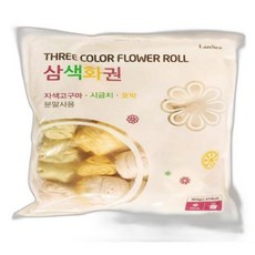 삼색화권 꽃빵 랜시푸드 냉동 900g, 1개
