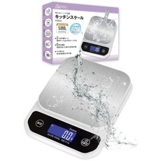 FieldNew 필드뉴 디지털 주방저울 5kg 0.1g 단위 스테인리스 계량판, 1개, FN204A