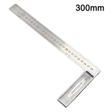 직각자 목공자 연귀자 용접자 기역자 찰자 스틸 스테인리스 300mm 1Pcs