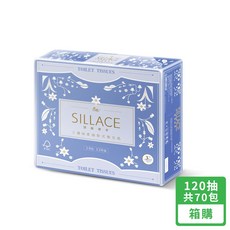 【春風】SILLACE 三層絲柔抽取衛生紙 箱購, 1個, 120張