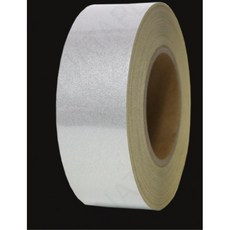 50mm x45M 작업복 야간작업 잘보이는 시인성 반사테이프 안전사고예방, 황색, 1개