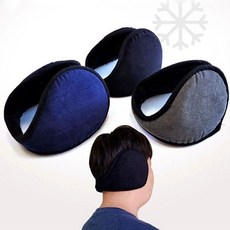 겨울귀마개 코듀로이 패션 디자인 겨울철 야외 필수 털 귀마개, 블랙