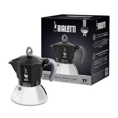 비알레띠 뉴 모카 인덕션 레드 2컵, 블랙