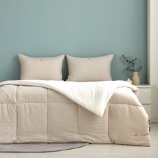 [MODERN HOUSE 중계점] 소프트워싱 리버시블 퀸 차렵이불 베이지 200x230 CV0226019