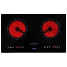 愛琴海廚房＊K&B RF-107雙口觸控電陶爐 台灣製德國零件 220V 開孔尺寸66*38*15CM