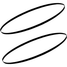 Sam&Johnny 턴테이블 벨트 교체품 (Audio-Technica AT-LP60 AT-LP60x AT-PL50 레코드 플레이어 벨트용) - (2개 팩), Sam&Johnny 턴테이블 벨트 교체품 (Audio-