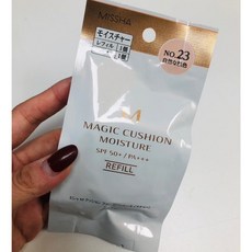 MISSHA Magic Cushion Moisture 謎尚 水光肌保濕氣墊BB霜 NO.23, 1個, 補充粉蕊 no.23