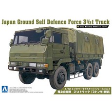 172 No.1 3 칭다오 문화교재사 밀리터리 모델 시리즈 육상 자위대 12t트럭 3톤, 1개