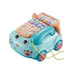 快樂寶貝 音樂電話車, 藍色+粉色, 1盒