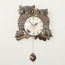 로니에 부엉이 추시계, 골드