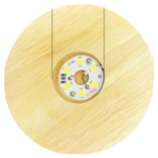 實木LED燈座 底座 LED打底 水晶小夜燈 裝飾夜燈 床頭燈, 01.直徑10cm