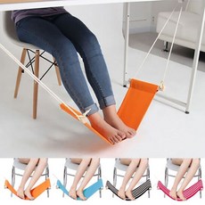 발해먹 책상 발 다리 받침대 걸이 거치대 해먹, 레드줄무늬, 1개